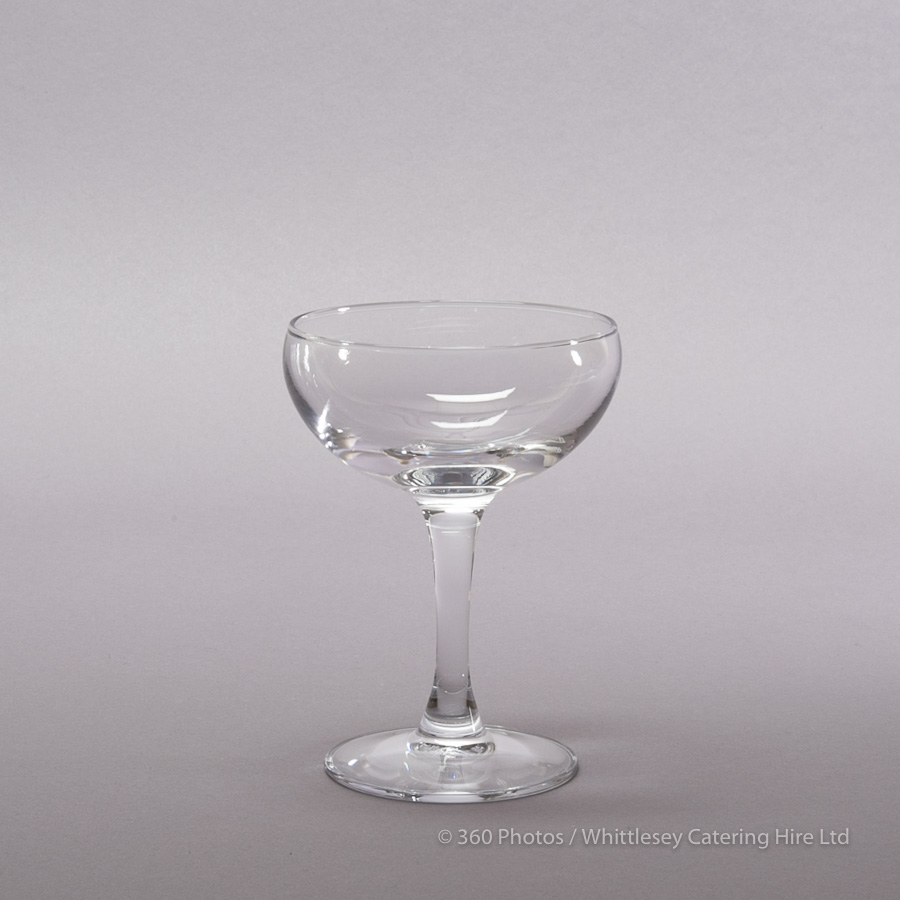 CHAMPS - Champagne Saucers 5oz (20 per case) | Peach Events & Catering Hire